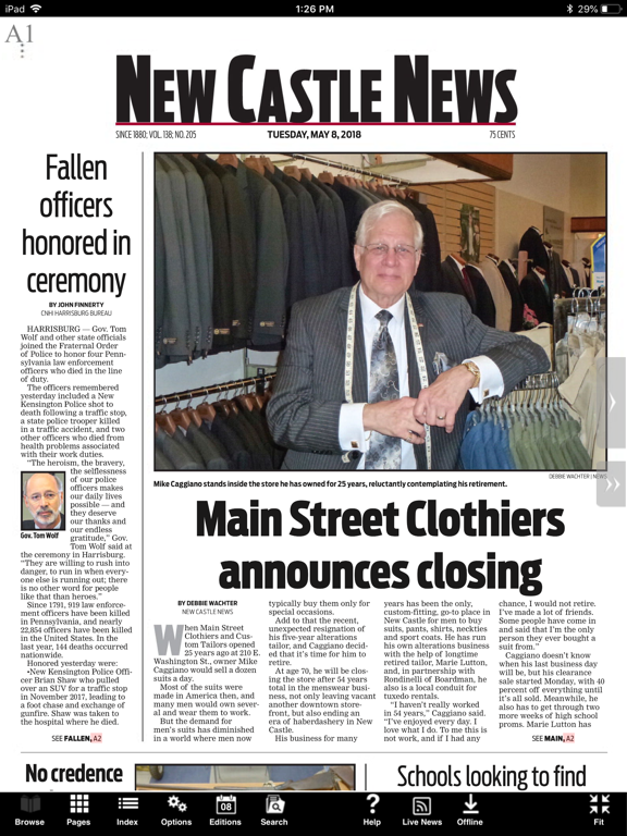 New Castle News (PA) iPad screenshot 4 - News app