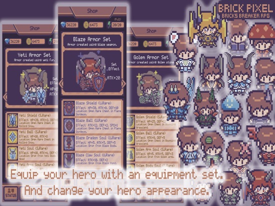 Bricks Pixel - Monster RPGのおすすめ画像6