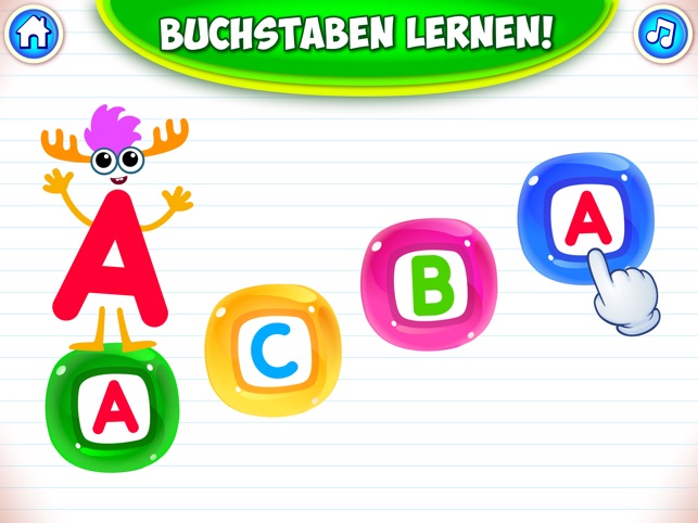 Bini ABC Spiele Deutsch lernen im App Store