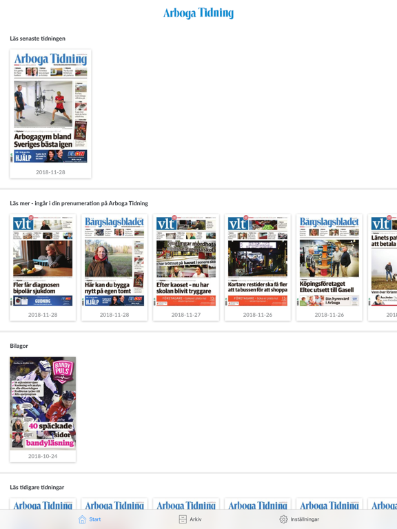Screenshot #4 pour Arboga Tidning e-tidning