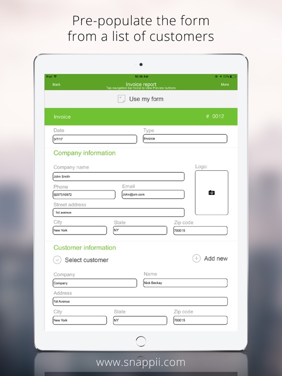 Screenshot #6 pour Invoice Assistant App
