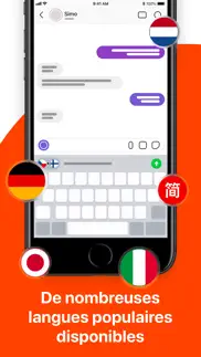 itranslate clavier iPhone Captures Décran 3