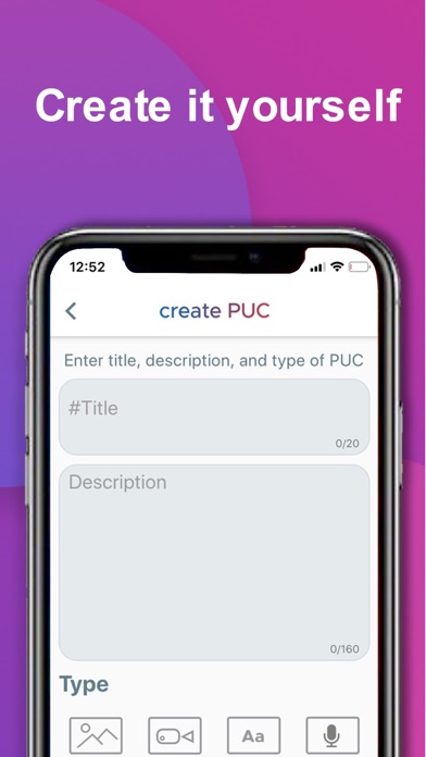 Pucapp iPhone screenshot 2 - Social Networking app