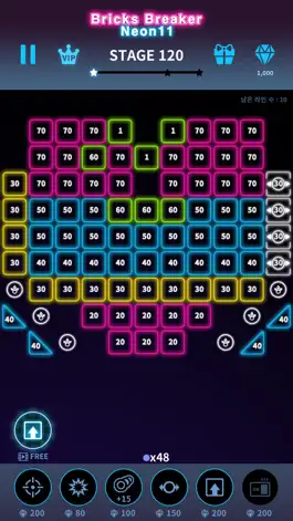 Game screenshot Bricks Breaker Neon 11 mod apk