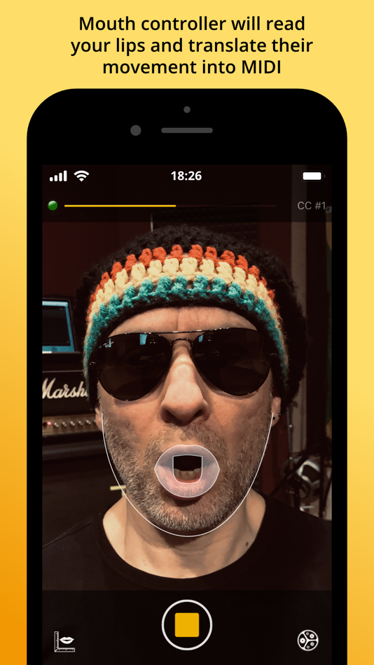 #1. MIDI Mouth Controller (iOS) 由: Nilson Ltd.