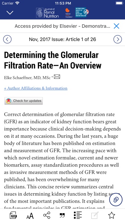 Journal of Renal Nutrition screenshot-3