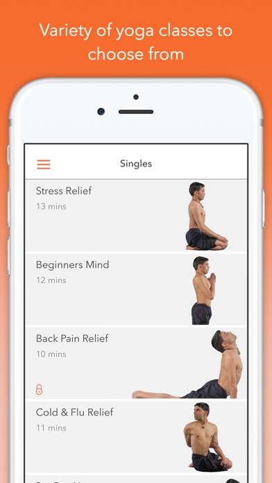Track Yoga – A Simple Yoga App Screenshot