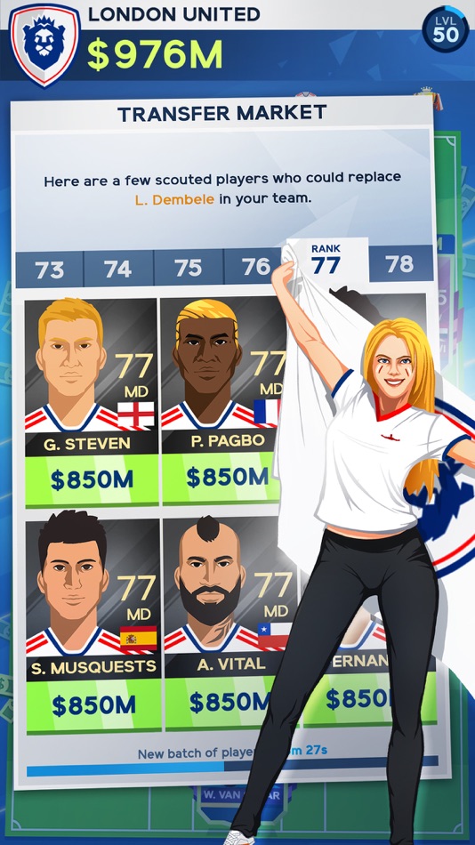 #3. Idle Eleven - Soccer Tycoon (iOS) 来自: Gaminho