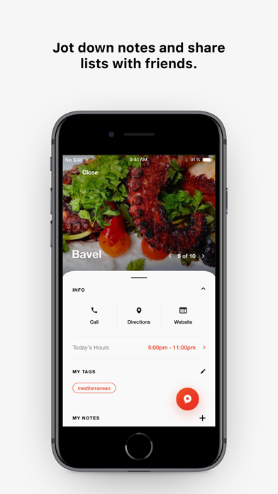 Dish - Your Restaurant Roadmap Screenshot