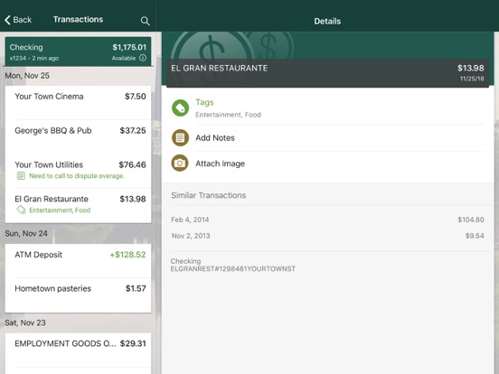 Int'l Bank of Chicago iPad screenshot 2 - Finance app