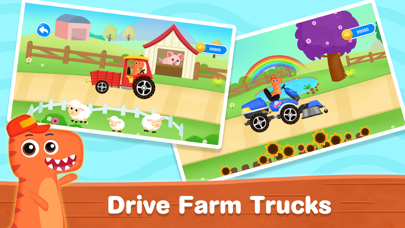 Dinosaur Farm Truck Drive Game Screenshot