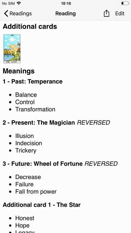 Tarot Journal screenshot 6 of 10