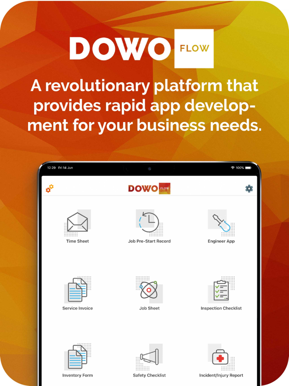 DOWO Flow iPad screenshot