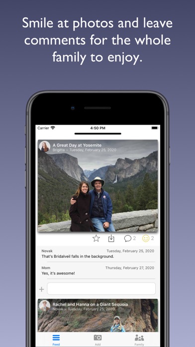 Family Fotos - keep in touch iPhone screenshot 5 - Social Networking app