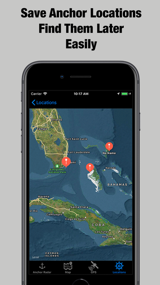 #7. SafeAnchor.Net Anchor Alarm (iOS) By: Barkin Takmaz