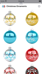 Christmas Ornaments Stickers screenshot