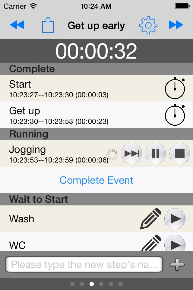 EventTimeRecorder screenshot 3