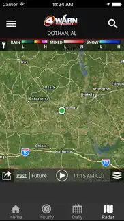 wtvy-tv 4warn weather iphone screenshot 4