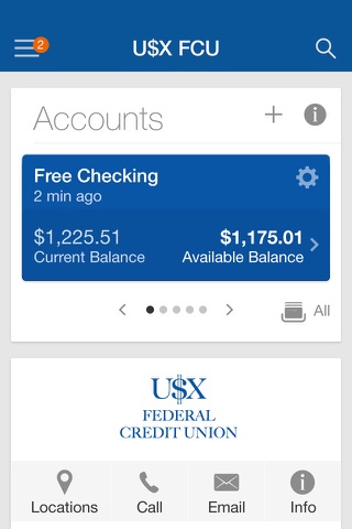 U$X FCU Mobile screenshot 2