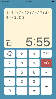 time calculation iphone screenshot 1