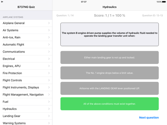 Screenshot #5 pour B737NG Quiz