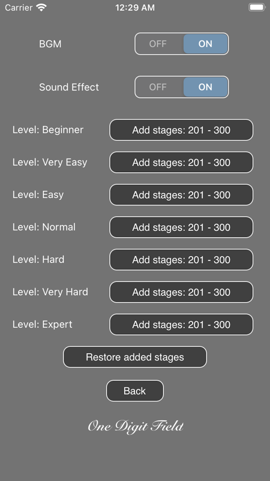 #4. One Digit Field (iOS) 来自: Tomoyoshi Natsui