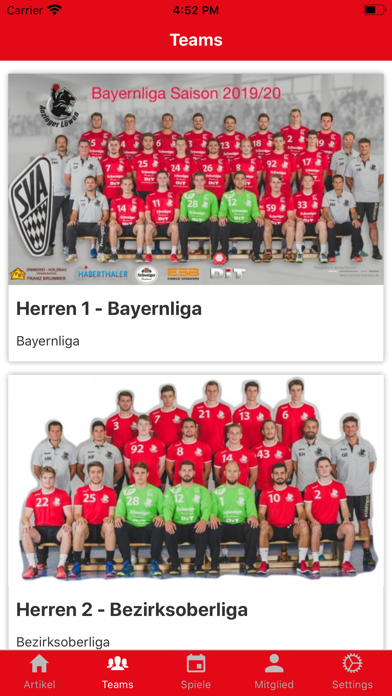 Screenshot #2 pour SV Anzing Handball