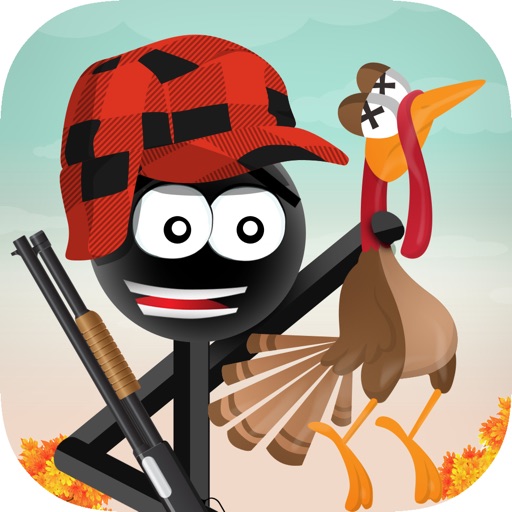 Stickman Turkey Hunter - a Thanksgiving Shooter! iOS App