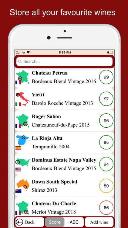 Rate your wine