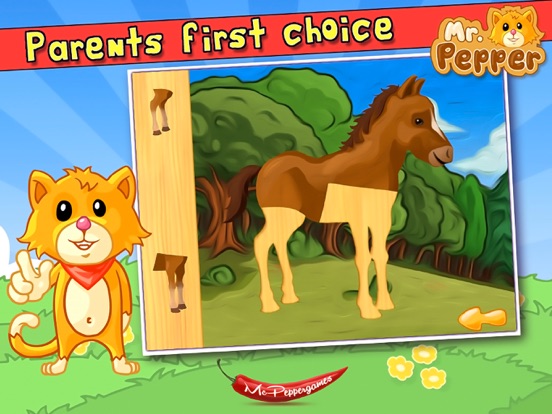 Baby Animals Puzzle - For Kids iPad app afbeelding 2