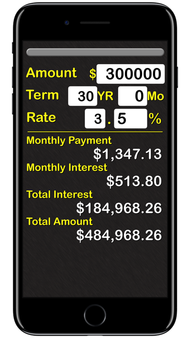 Loan Calculator‰ Screenshot