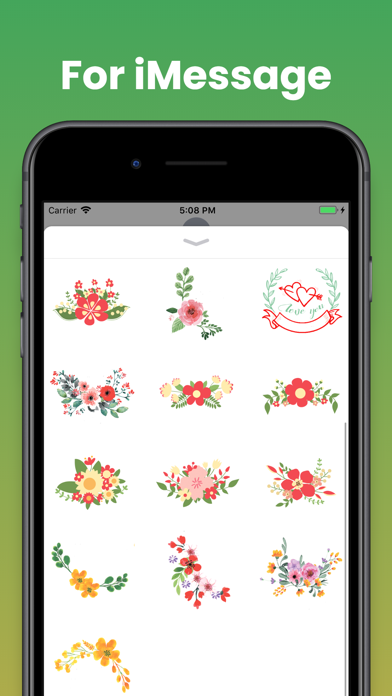 Screenshot #2 pour Fleurs : Autocollant stickers