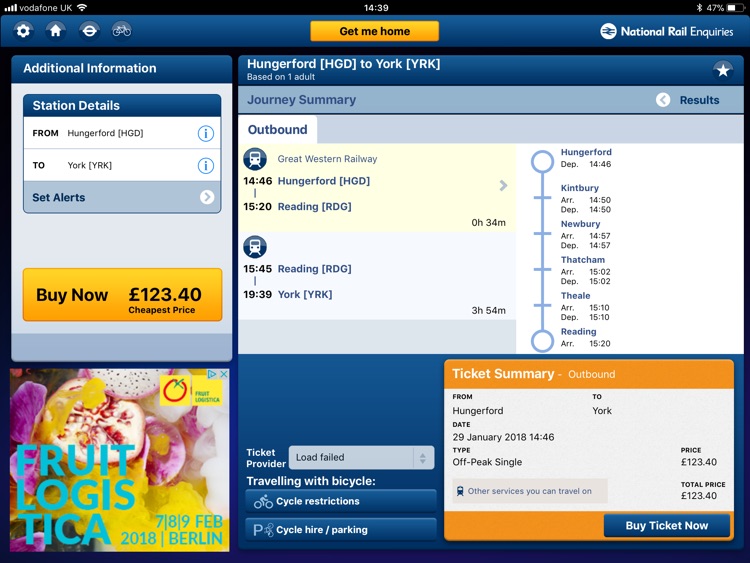 NationalRailEnquiries for iPad