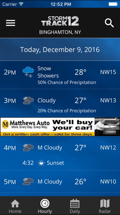 WBNG Storm Track 12