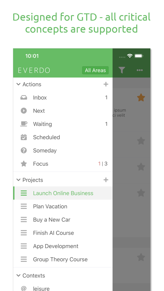 #2. Everdo: GTD and To-Do List (iOS) 由: Intellation Ltd