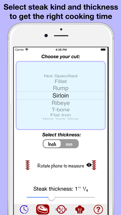 Perfect steak timer pro screenshot 4