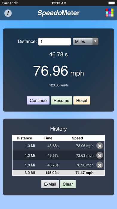 Speedometer App 2 Screenshot