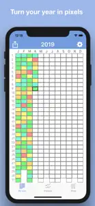 Year in Pixels - Analyser 2019 screenshot #3 for iPhone