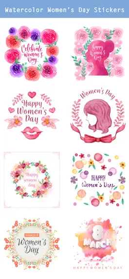 Game screenshot Happy Women's Day Stickers Set apk