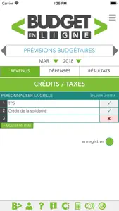 Budget en ligne screenshot #3 for iPhone