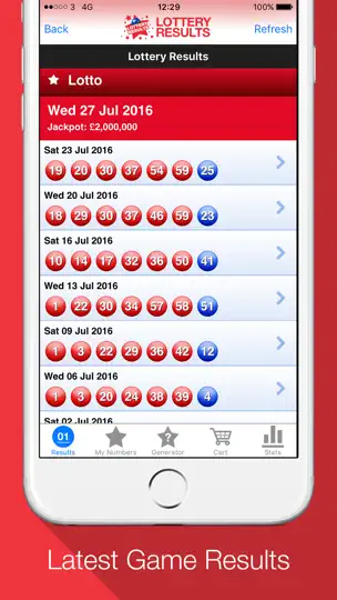 Captura de pantalla de Lottery Results - Ticket Alert en iPhone 3