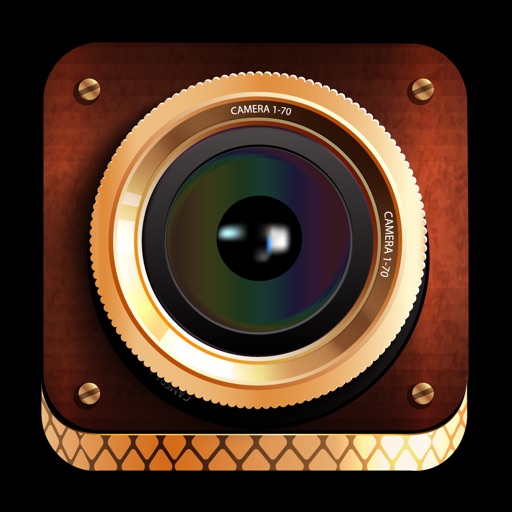 Retro Camera - black & white icon