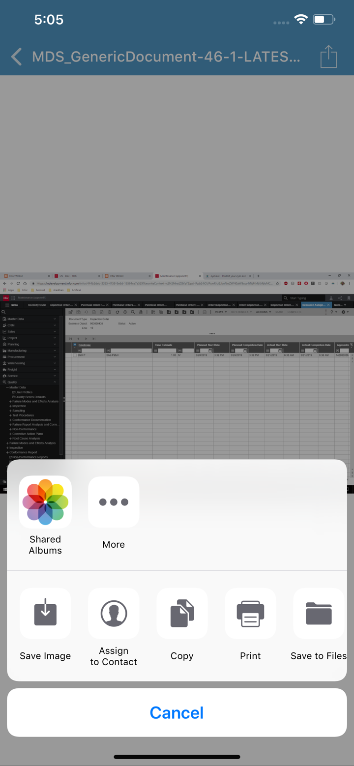 Infor Document Management screenshot 4