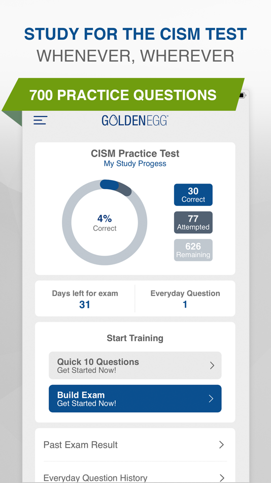 #1. CISM Practice Test (iOS) 由: MOON MOUNTAIN INC