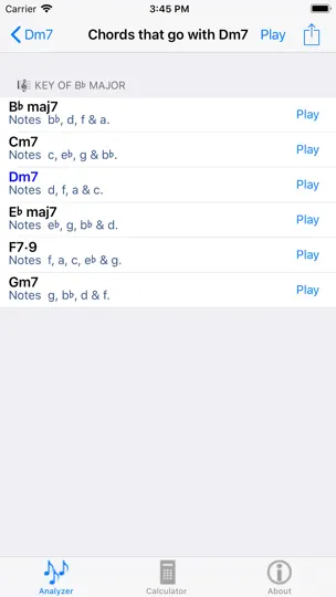 Music Chords iPhone Screenshot 2