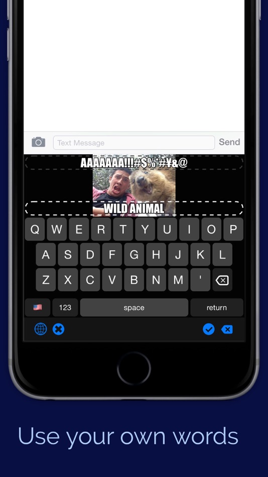 #2. Meme Keyboard - Personal Memes (iOS) 由: Stephane Gerardot