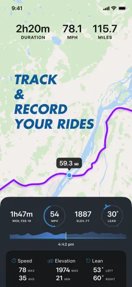 Game screenshot EatSleepRIDE Motorcycle GPS apk