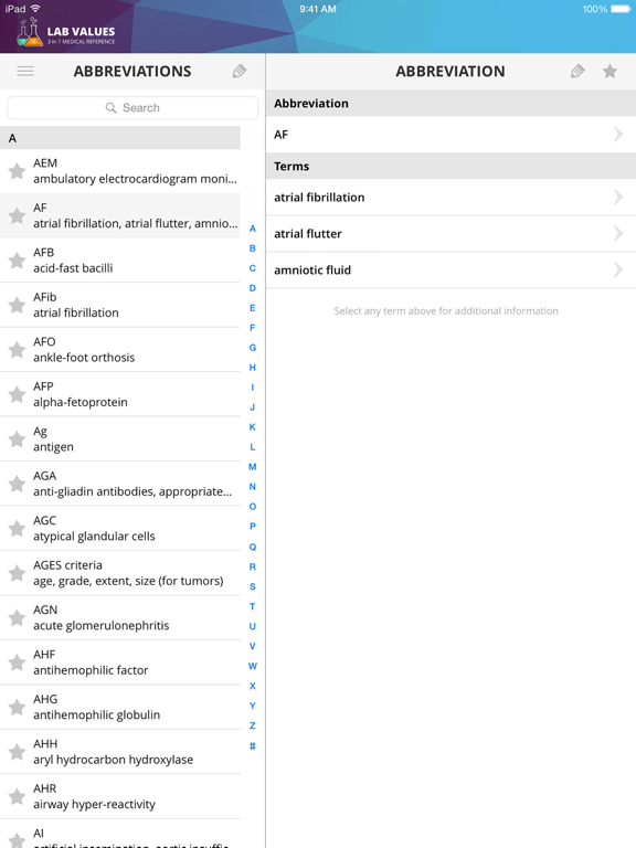 Lab Values Medical Referenceのおすすめ画像4