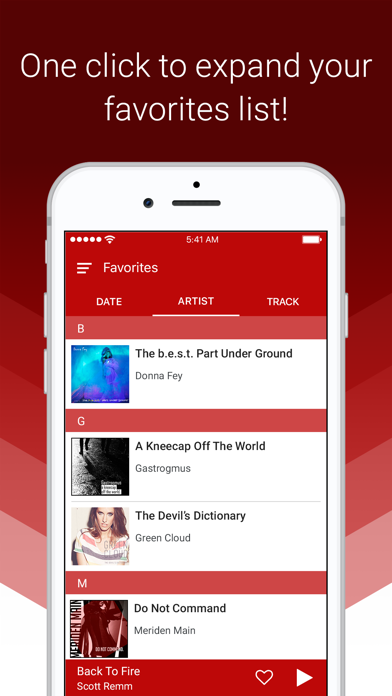 Roks Radio iPhone screenshot 4 - Music app