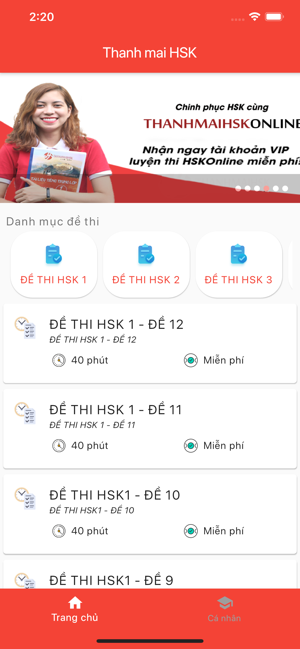 Thanhmai HSK Online